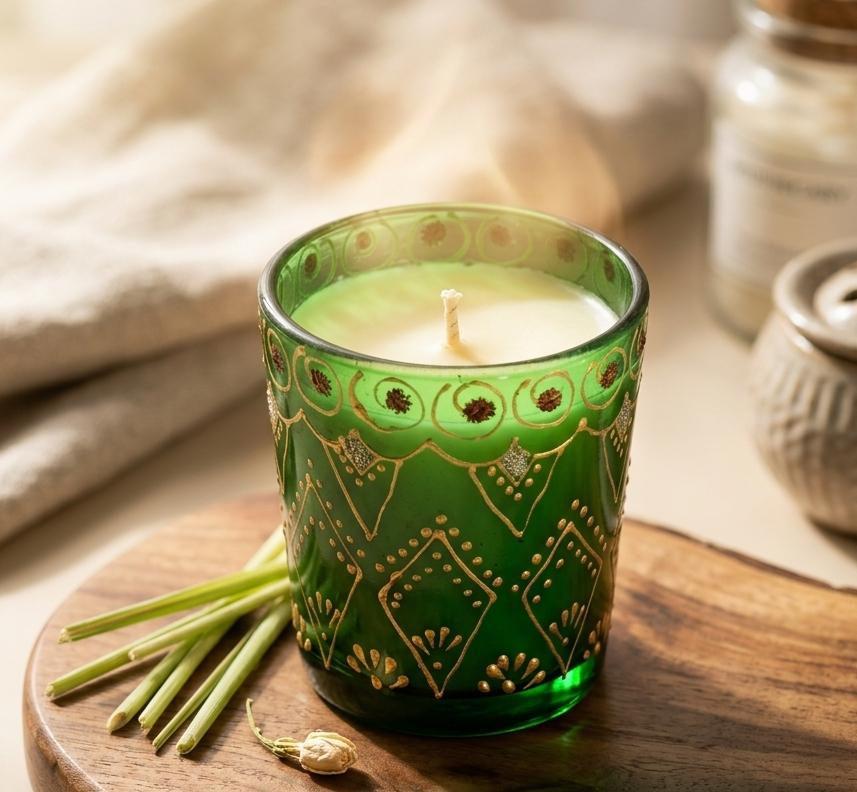 French Vanilla Soy Wax Candle - Dev Tandoor Industries